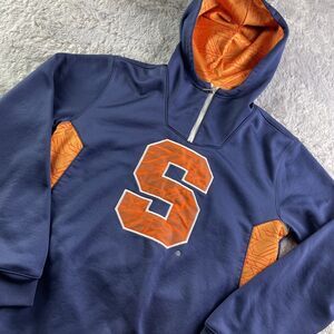 Syracuse Orange Sweatshirt Youth Extra Large Blue Hoodie Pullover Geometric NCAA